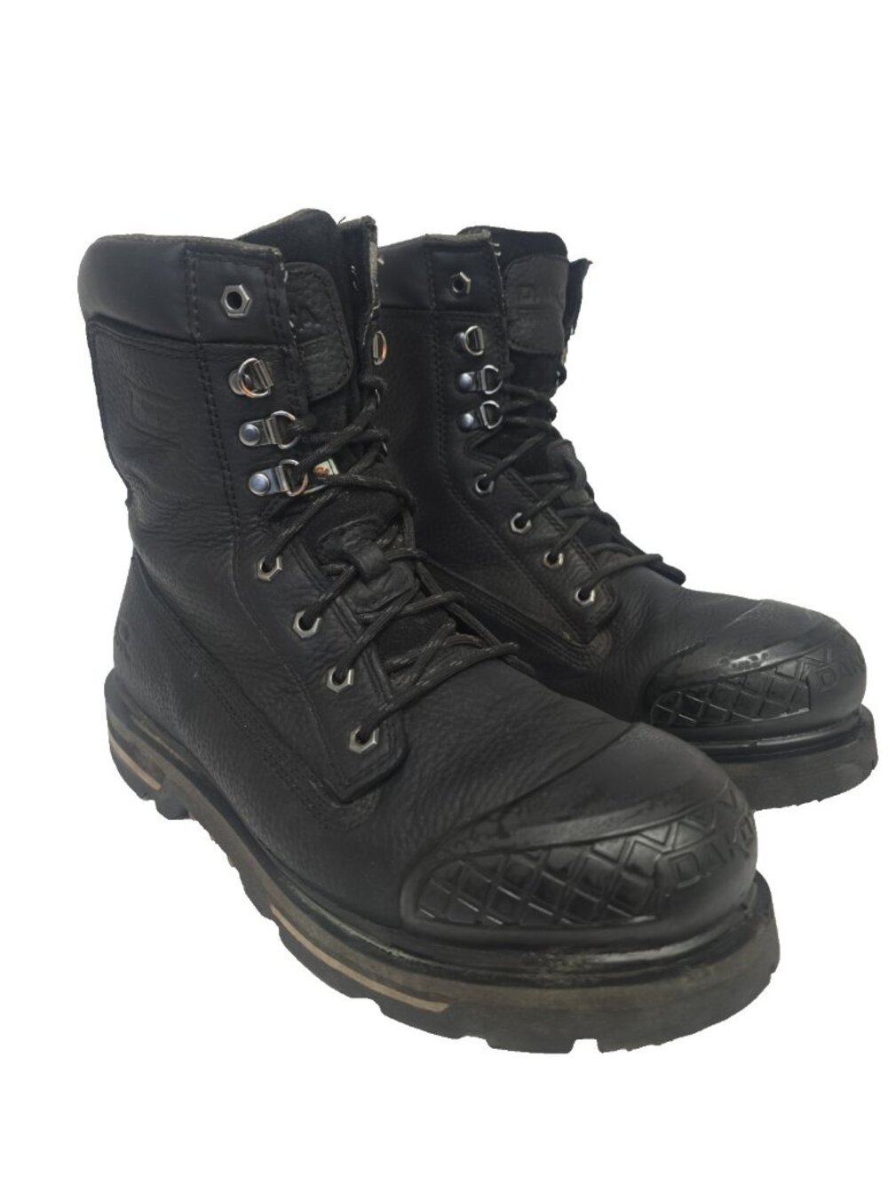 Dakota Men's 529 8" Steel Toe Steel Plate HD3 Waterproof Work Boot Black 10.5M